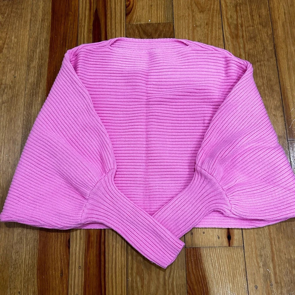 Pink Crop Sweater